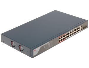 Switch PoE DS-3E1326P-EI(V2) 24-portowy SFP Hikvision