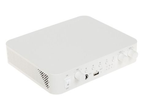 Wzmacniacz sieciowy do systemów audio IP 2-strefowy DS-QAE1A80G1-VB 80W