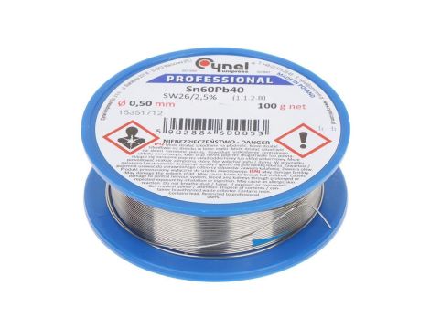 Drut lutowniczy CYN-0.50/100