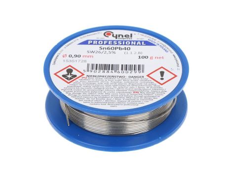 Drut lutowniczy CYN-0.90/100