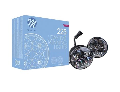 Światła do jazdy dziennej okrągłe led osram m-tech LDO225