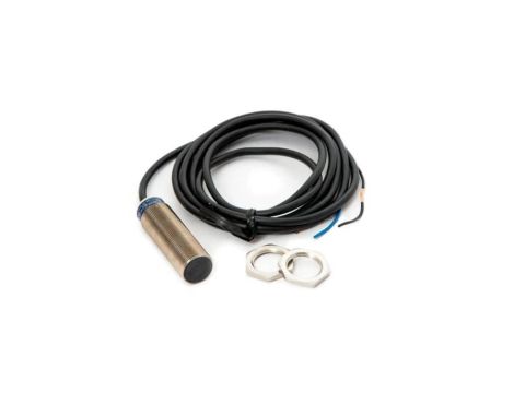 Czujnik indukcyjny obudowa metalowa 24VDC PNP NO przew 2m