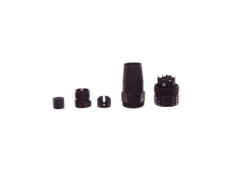 Konektor prosty żeński M12 4 piny, XZCC12FDP40B