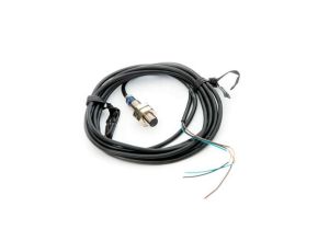 Czujnik indukcyjny obudowa metalowa 24VDC PNP NO przew 2m