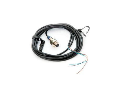 Czujnik indukcyjny obudowa metalowa 24VDC PNP NO przew 2m