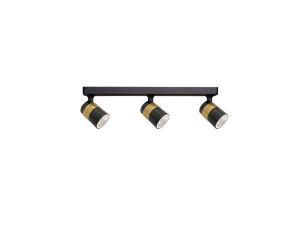 Lampa sufitowa spot Anillo 3 czarny LP-770/3W BK Light Prestige