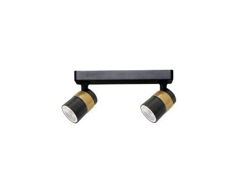 Lampa sufitowa spot Anillo 2 czarny LP-770/2W BK Light Prestige