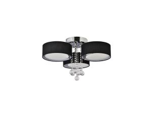 Lampa sufitowa GAMBELA 3 czarna LP-991/3C BK Light Prestige