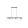 Lampa wisząca SNOW 6 linia czarna LP-731/6L BK Light Prestige