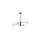 Lampa wisząca czarna DORADO 4 LP-002/4P BK Light Prestige
