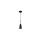 Elegancka lampa wisząca SOLIN złoto czarna do salonu nad stolik LP-181/1P BK/GD Light Prestige