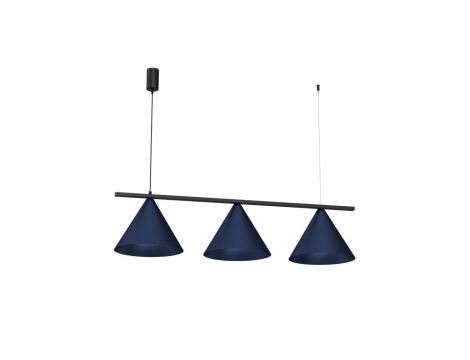Lampa wisząca CAPITAL BLACK/NAVY BLUE 3XGX53 MLP1532 Milagro