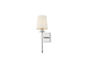 Klasyczna lampa ścienna CASOLI z chromowanym ramieniem i kloszem LP-2118/1W chrom Light Prestige