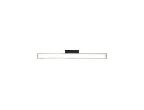 Nowoczesny kinkiet ścienny Linea LED z szklanym tubalnym kloszem do eleganckiego salonu LP-0510/1W-61 BK Light Prestige