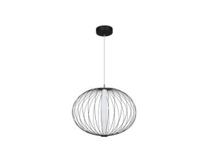 Lampa wisząca mała czarna TREVISO 3000K LP-798/1P S3 BK Light Prestige
