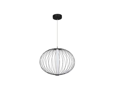 Lampa wisząca mała czarna TREVISO 3000K LP-798/1P S3 BK Light Prestige