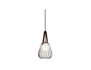 Lampa wisząca Bacoli mała czarna LP-1212/1PS BK Light Prestige