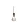 Lampa wisząca Bacoli mała czarna LP-1212/1PS BK Light Prestige