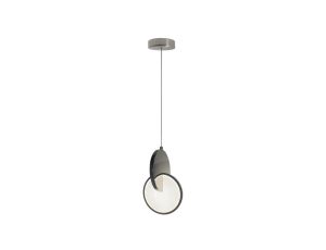 Chromowana lampa wisząca Circlo LED CTT nad stół w jadalni LP-1311/1P CH Light Prestige