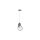 Chromowana lampa wisząca Circlo LED CTT nad stół w jadalni LP-1311/1P CH Light Prestige