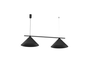 Lampa wisząca CAPITAL CZARNY 2XGX53 MLP0942 Milagro