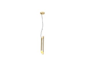 Lampa wisząca w kolorze złotym LIBRA 1xE14 MILAGRO BY MACIEJ ZIEŃ