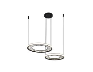 Lampa wisząca NEST 77W LED 61+41cm ML0525 Milagro