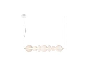 Lampa wisząca DAPHNE WHITE 40W ZŁOTY Ciepła 3000K 40W LED IP20 ML0864 Milagro