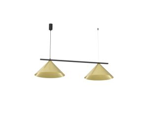 Lampa wisząca CAPITAL CZARNO-ZŁOTY 2XGX53 MLP0941 Milagro
