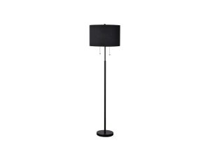 Lampa stojąca Fogo 2xE27 czarna LP-0304/2F BK Light Prestige