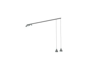 Lampa przysufitowa FOURTY 5xGU10 R50, GU10 R35 Umbra gray 11472 Nowodvorski