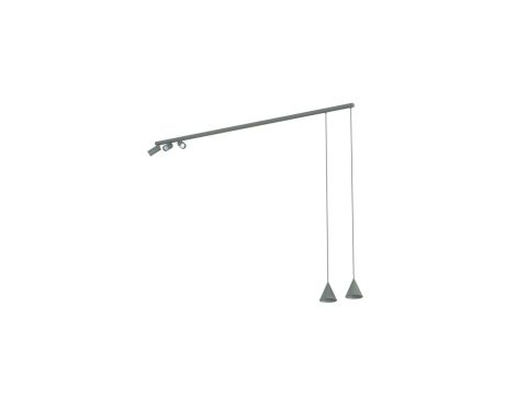 Lampa przysufitowa FOURTY 5xGU10 R50, GU10 R35 Umbra gray 11472 Nowodvorski