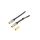 GOOBAY-PLUS-78355 Kabel 5m ekranowany, oplot z drutów aluminiowych PVC czarny