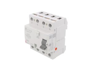 002061651 Wyłącznik różnicowy, Prąd znamionowy: 25A, Iróżn: 30mA, Bieguny: 4, 230V,400V