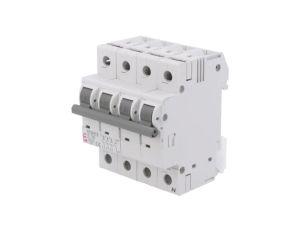 Wyłącznik nadprądowy, 230/400VAC, Prąd znamionowy: 16A, Bieguny: 3+N, 6kA ETIMAT 6 3P+N C16