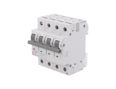 Wyłącznik nadprądowy, 230/400VAC, Prąd znamionowy: 16A, Bieguny: 3+N, 6kA ETIMAT 6 3P+N C16