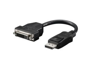 DP-DVIDF Adapter DisplayPort wtyk, DVI-D (24+1) gniazdo 0,2m czarny