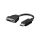 Adapter DisplayPort wtyk, DVI-D (24+1) gniazdo 0,2m czarny 69873