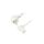 SN325-3/10/5WH Kabel CEE 7/7 (E/F) wtyk kątowy, IEC C13 żeński 90 PVC 5m
