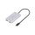 USB.C-ADAP-13 Adapter USB 3.0 DisplayPort gniazdo x2 0,45m czarny biały