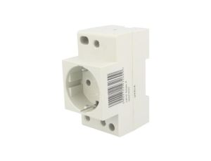 002414020 Gniazdo typu F (Schuko), 230VAC, 10A, na szynę DIN