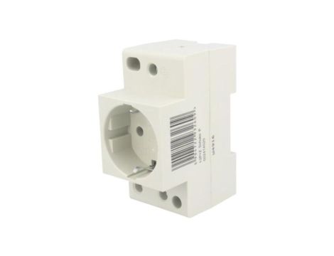 002414020 Gniazdo typu F (Schuko), 230VAC, 10A, na szynę DIN