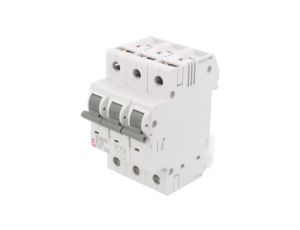 002115514 Wyłącznik nadprądowy, 230/400VAC, Prąd znamionowy: 10A, Bieguny: 3, 6kA, Szczelność: IP20