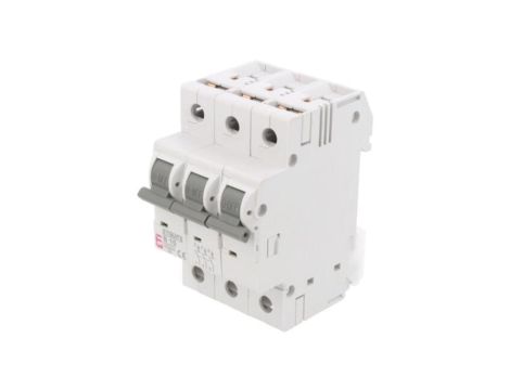 002115514 Wyłącznik nadprądowy, 230/400VAC, Prąd znamionowy: 10A, Bieguny: 3, 6kA, Szczelność: IP20