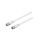 A+/SAT-M/F-1000-WH Kabel 10m PVC klasa ekranowania A+ biały 75