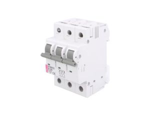 002115517 Wyłącznik nadprądowy, 230/400VAC, Prąd znamionowy: 20A, Bieguny: 3, 6kA, Szczelność: IP20