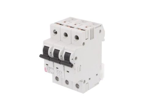 002125712 Wyłącznik nadprądowy, 230/400VAC, Prąd znamionowy: 6A, Bieguny: 3, Charakt: B