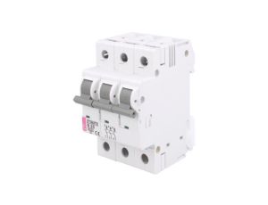 002115518 Wyłącznik nadprądowy, 230/400VAC, Prąd znamionowy: 25A, Bieguny: 3, 6kA, Szczelność: IP20