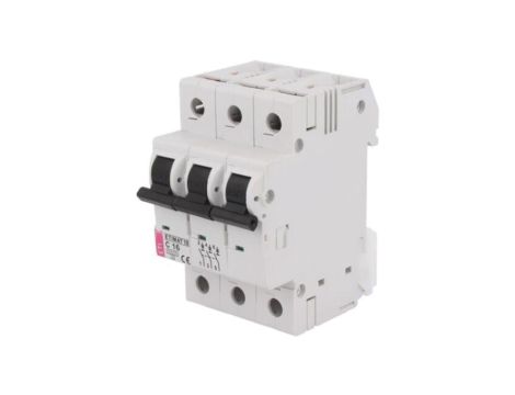 002135716 Wyłącznik nadprądowy, 230/400VAC, Prąd znamionowy: 16A, Bieguny: 3, 10kA