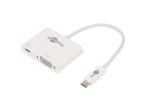 Adapter USB 3.0 0,15m biały Obsługa: 1080p, FullHD biały 60W 62107